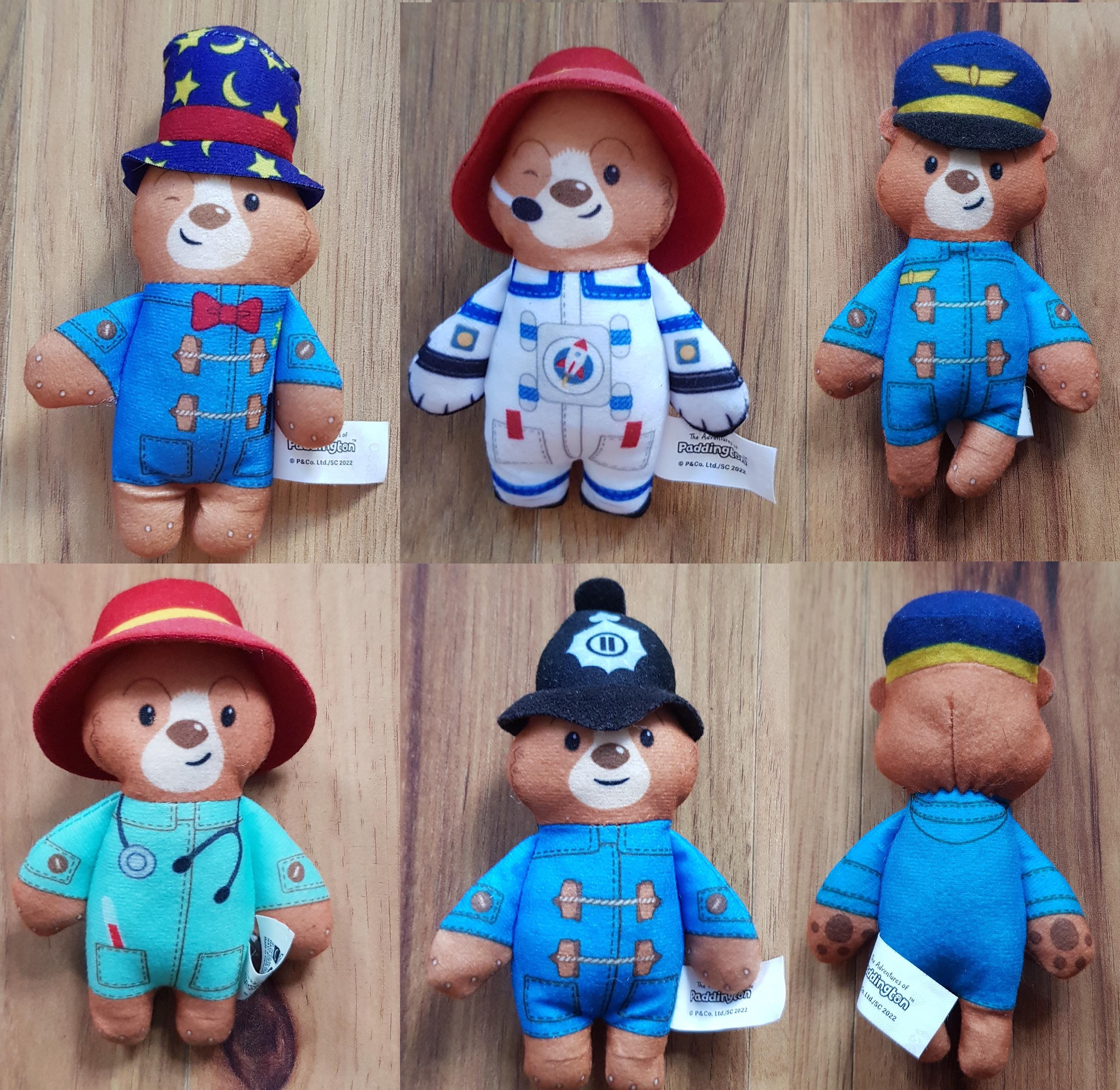 Mcdonald's Paddington Bear Plush Toy Happy Meal Wizard Magician