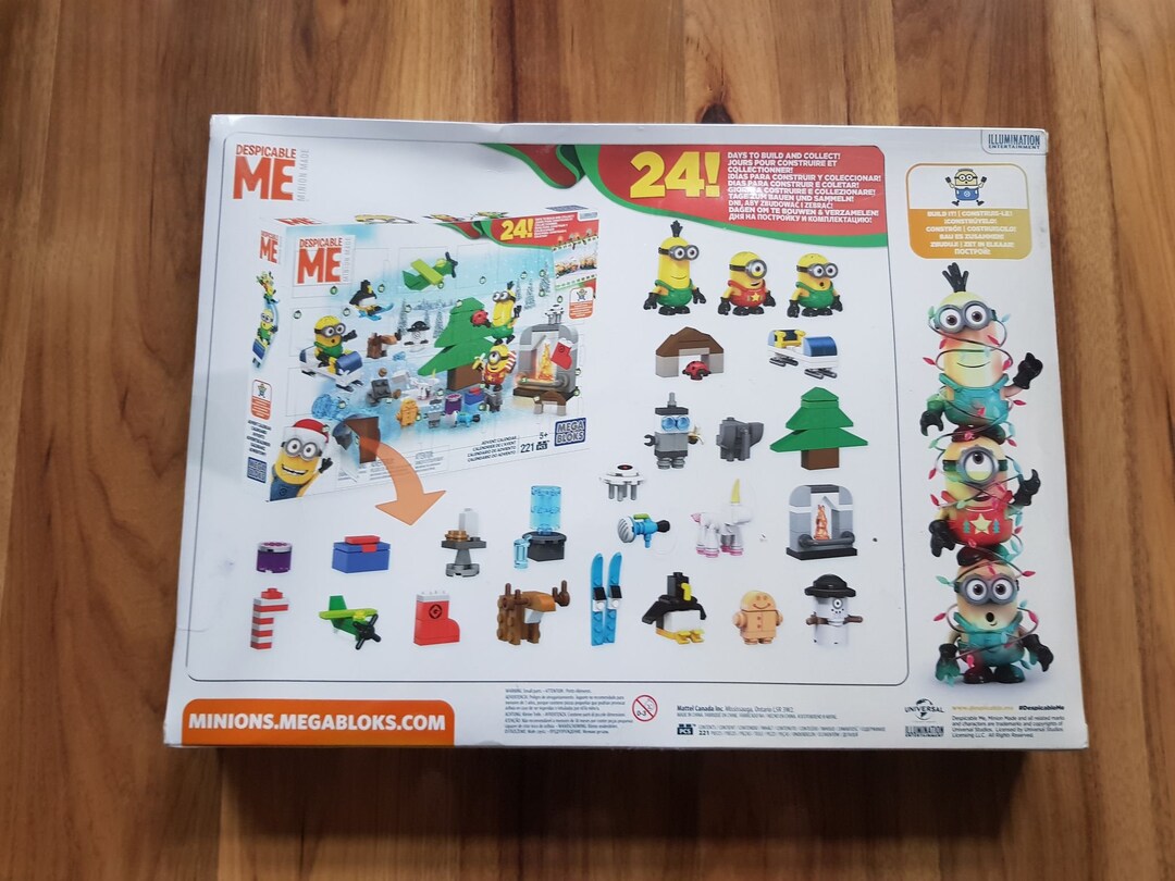 Mega Bloks Minions Movie Advent Calendar DESPICABLE ME Minion Etsy