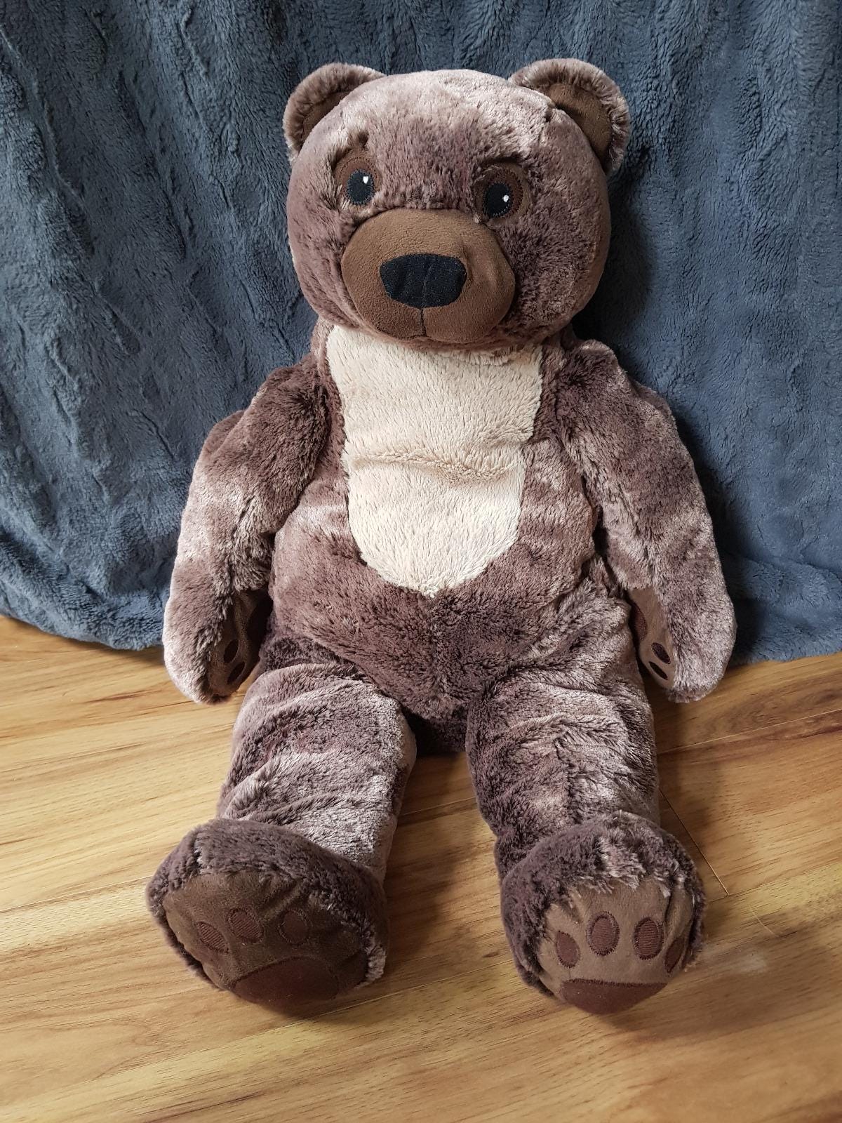 IKEA Large Vandring Bjorn Grizzly Bear Brown Plush Cozy Soft Toy