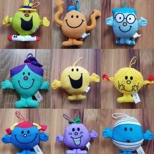 Sr. Men Pequeña Señorita Peluche Juguete Mimoso Sanrio THOIP Sr. Divertido Pequeña Señorita Valiente Sr. Feliz Sr. Tranquilo Pequeña Señorita Sol Cajita Feliz de McDonald's