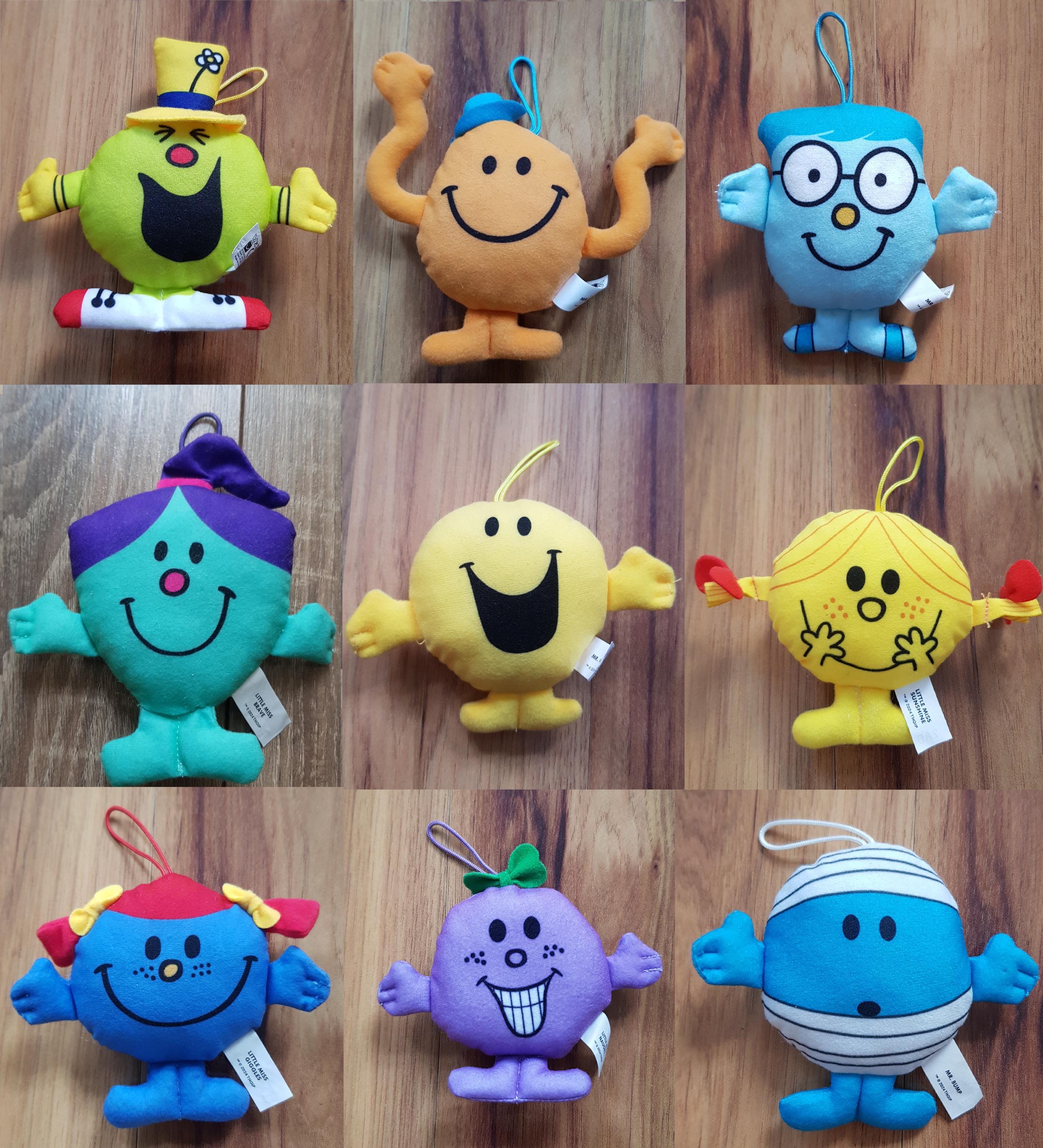 Mr. Men Little Miss Plush Toy Cuddly Sanrio THOIP Mr Funny Little