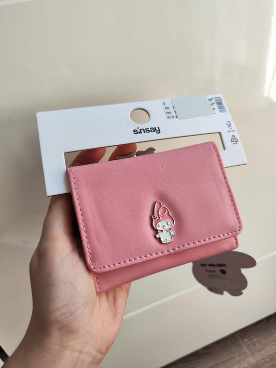 My Melody Pink Wallet Purse Sinsay Rare NWT New With Paper Tags