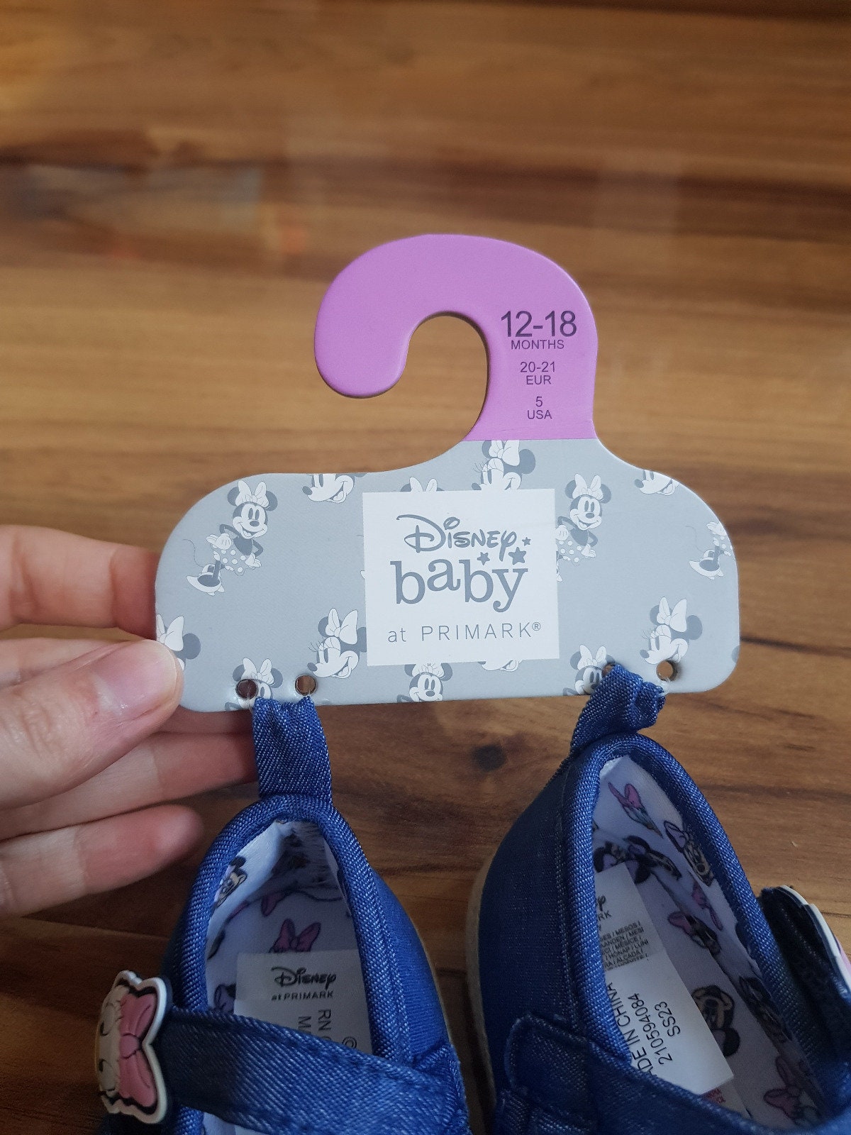 Zapatillas Lona Niña Set De Cinci Bavete Petrecute Cu Minnie Mouse