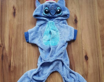 Christmas Stitch Hoodie Primark Dog Cat Pet Small S Outfit Santa Disney Costume Very Rare Blue Hat Romper