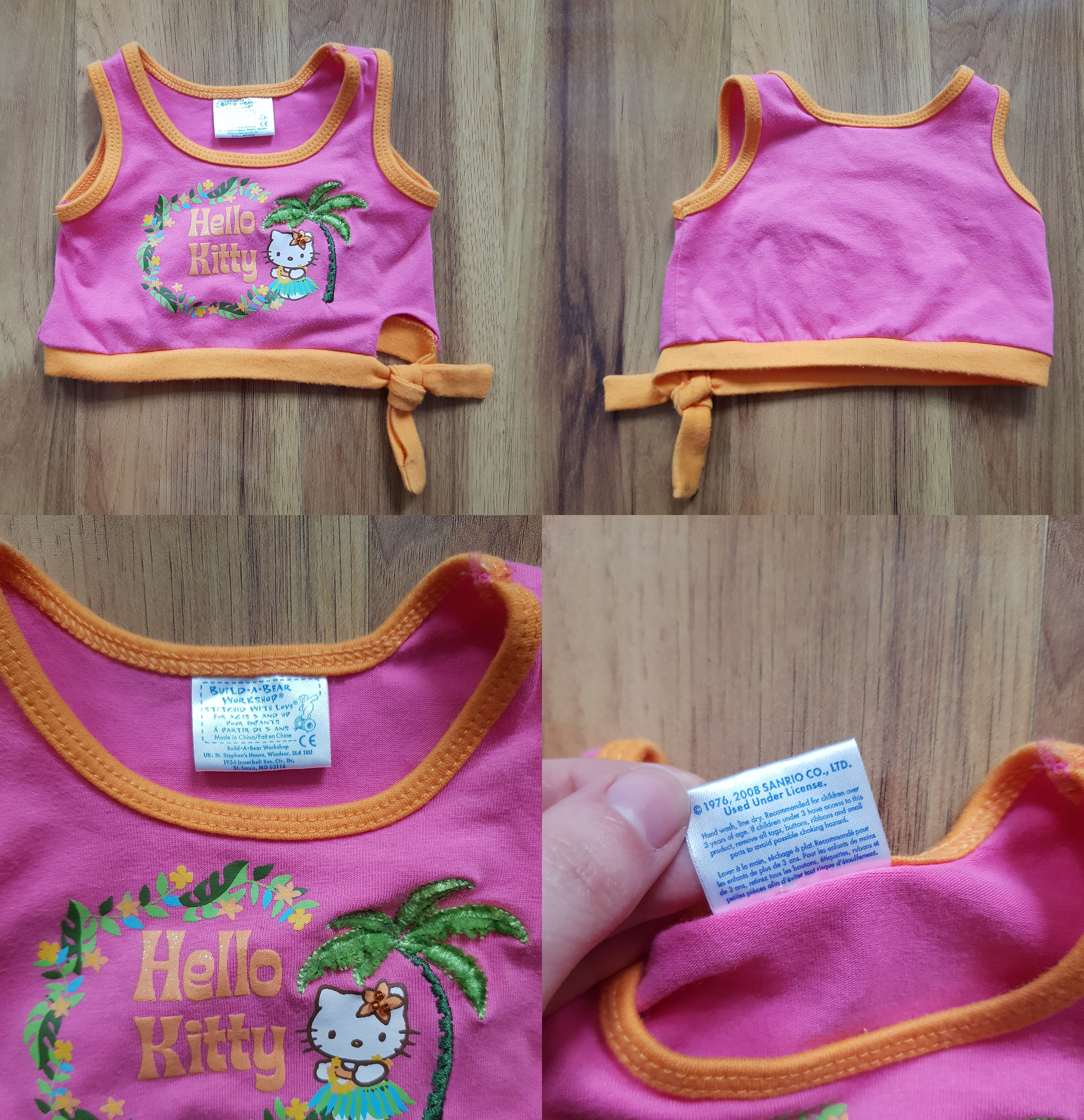 BAB BABW Build A Bear Workshop Clothes Accessories Dance Top