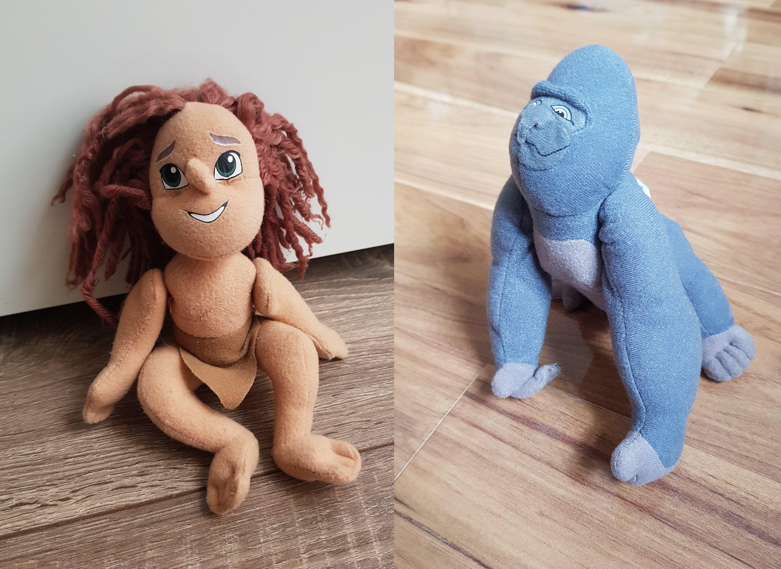Mcdonald's Happy Meal Tarzan Plush Toy Disney 2000 Character Young