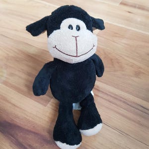 Kinder Ferrero Black Sheep Lamb Baby Cuddly Soft Plush Stuffed Animal Toy Vintage Rare