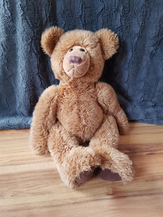 Large Geoffrey Bear Russ Berrie Vintage Teddy Plush Stuffed Toy