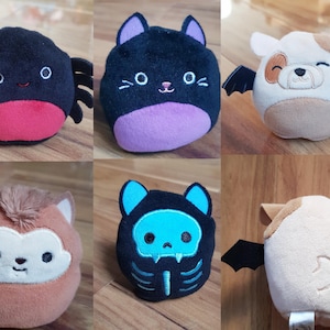 McDonald&#39;s Squishmallow Original Squishmallows Kelly Toys Bella Spider Autumn Cat Wade Werewolf Stump Skeleton Cat Brock Bat Dog Halloween