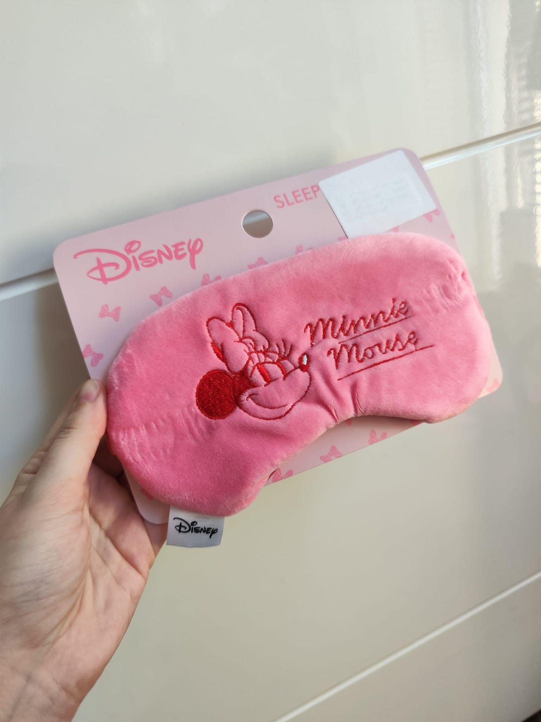 Buy Minnie Mouse Eye Mask Pink Embroidered Sleeping Mask Disney