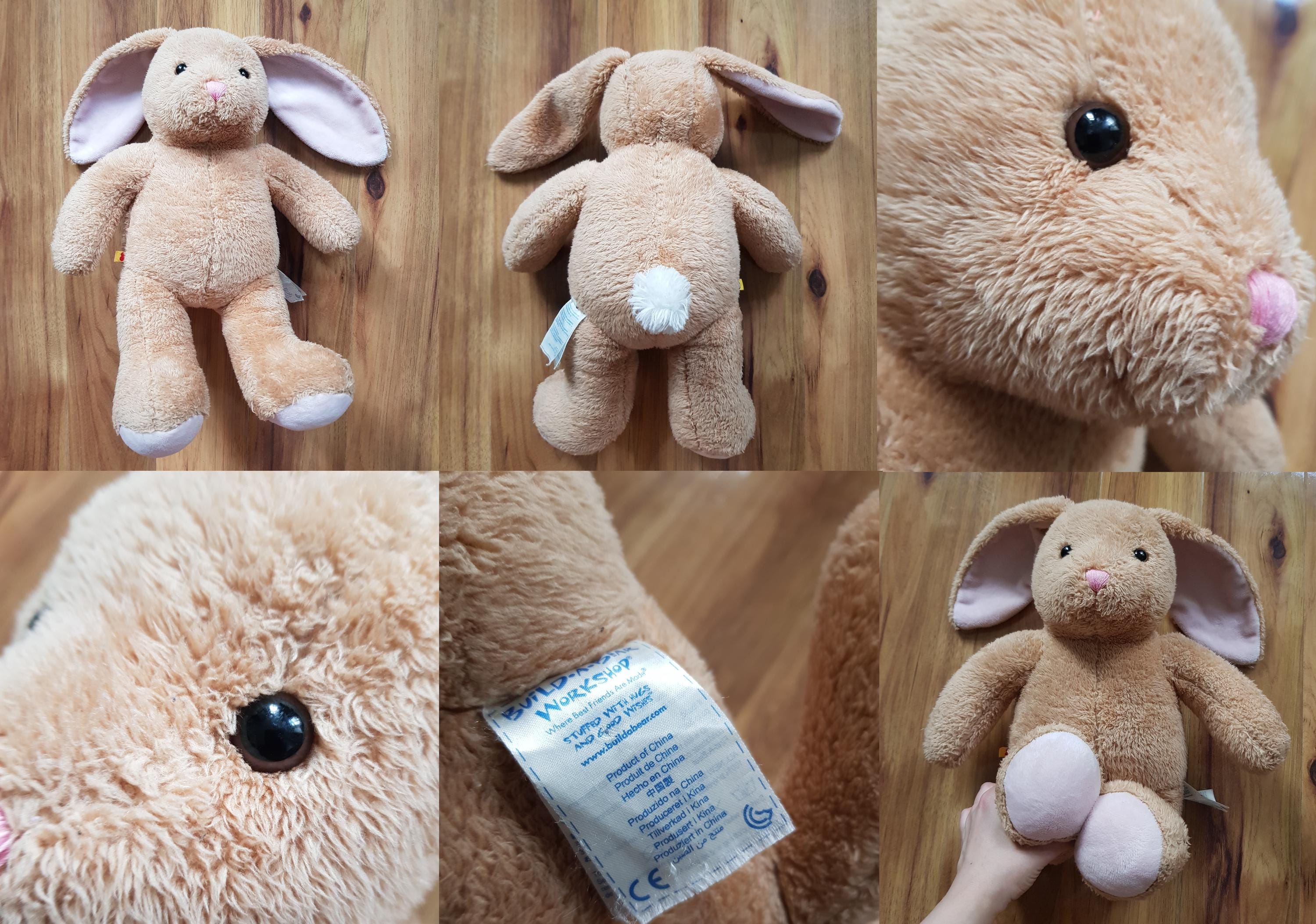 BUILD A BEAR ビルドアベア　バニー（服付き） BAB ビルド・ア・ベア・ワークショップ ぬいぐるみ テディベア