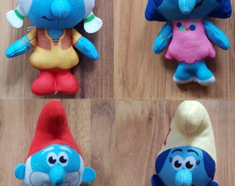 Peluche Puffo McDonald's Willow Blossom Grande Puffo Brainy Lily Happy Meal Peyo The Lost Village Puffo Puffo Ragazze Puffo