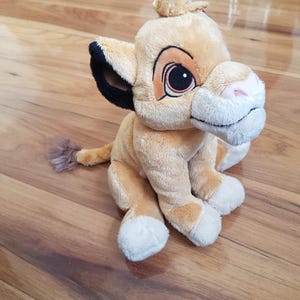 Simba Plush Sitting Disney Classics The Lion King Official Soft Toy Posh Paws Stuffed Rare Animal Cute Lion Cub