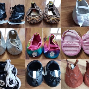 Taller Build A Bear Zapatos Sandalias Tacones Chanclas Zapatillas deportivas Design A Bear Pisos vintage Botas vaqueras clásicas Patines de hielo Cordones Gimnasio