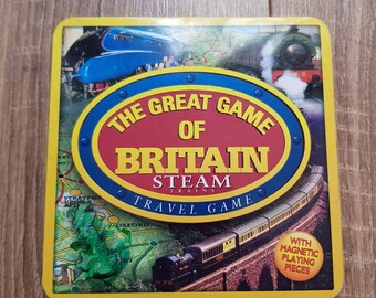 The Great Game Of Britain Steam Trains Travel Game Toy Brokers Magnetic Edition Magnetic Playing Pieces Rare Nostalgic Race english rare
