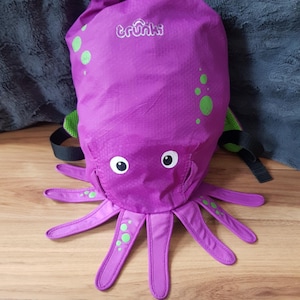 Inky the Octopus Trunki Paddlepak Wasserdichter Rucksack für Kinder, Rollverschluss-Rucksack, leicht, langlebig, hell, Schwimmtasche