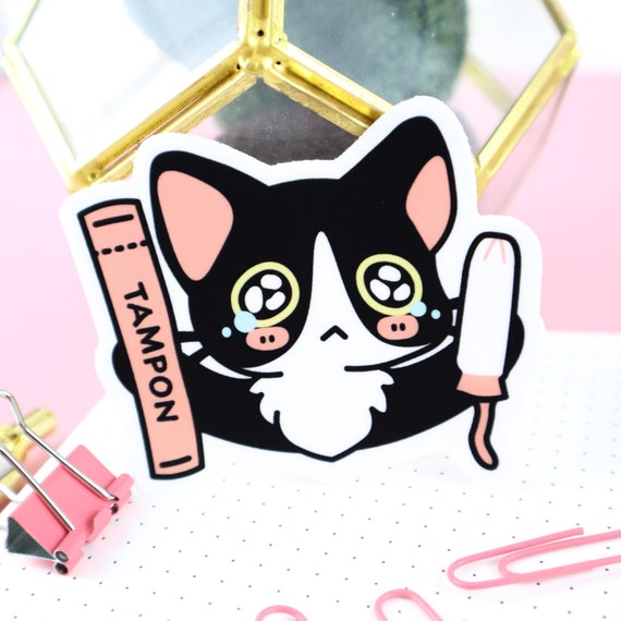 Pink Cat Sticker Box Pink Cat Sticker Box