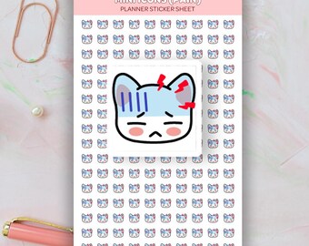 Pain Mini Icon Planner Stickers, Headache Mini Icons, Migraine Mini Icons, Pain Mini Icons for Planner