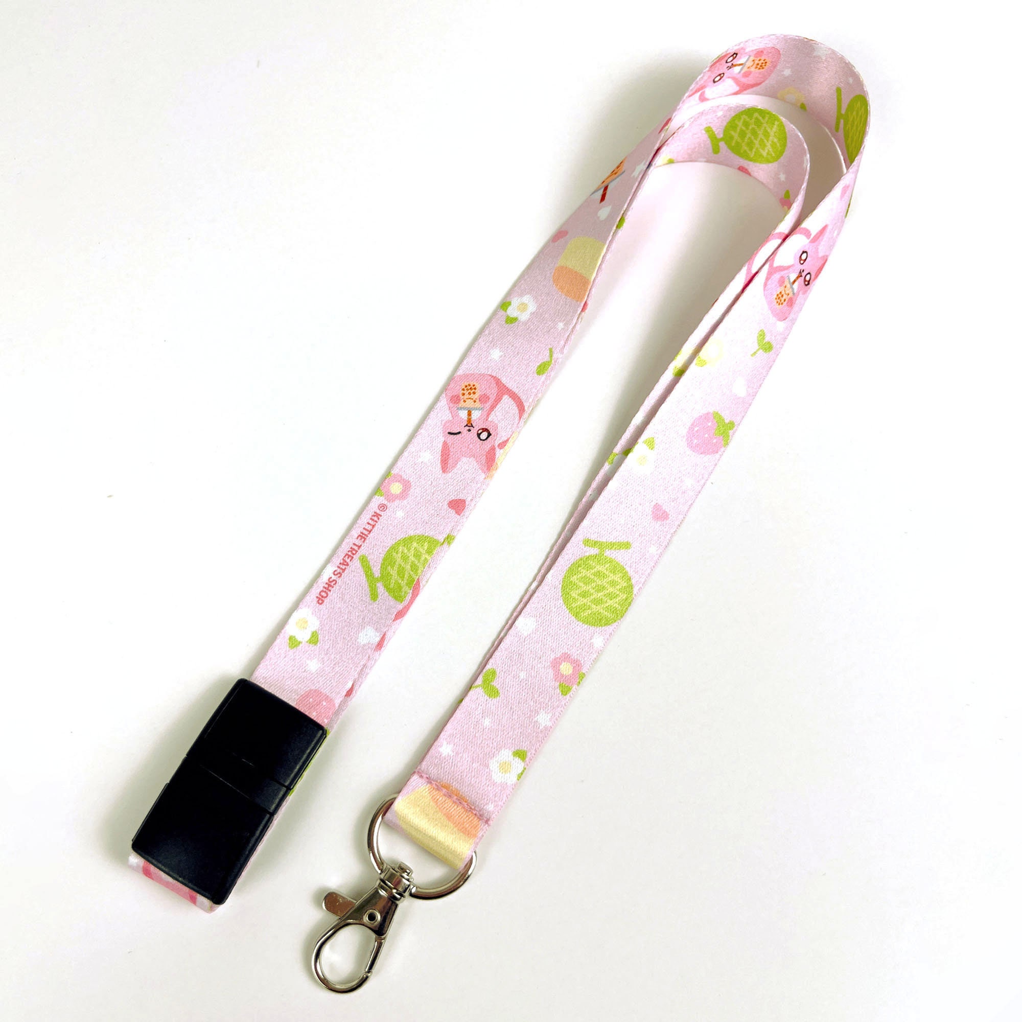 Boba Cat Lanyard Kawaii Lanyard Boba Tea Lanyard Boba Etsy
