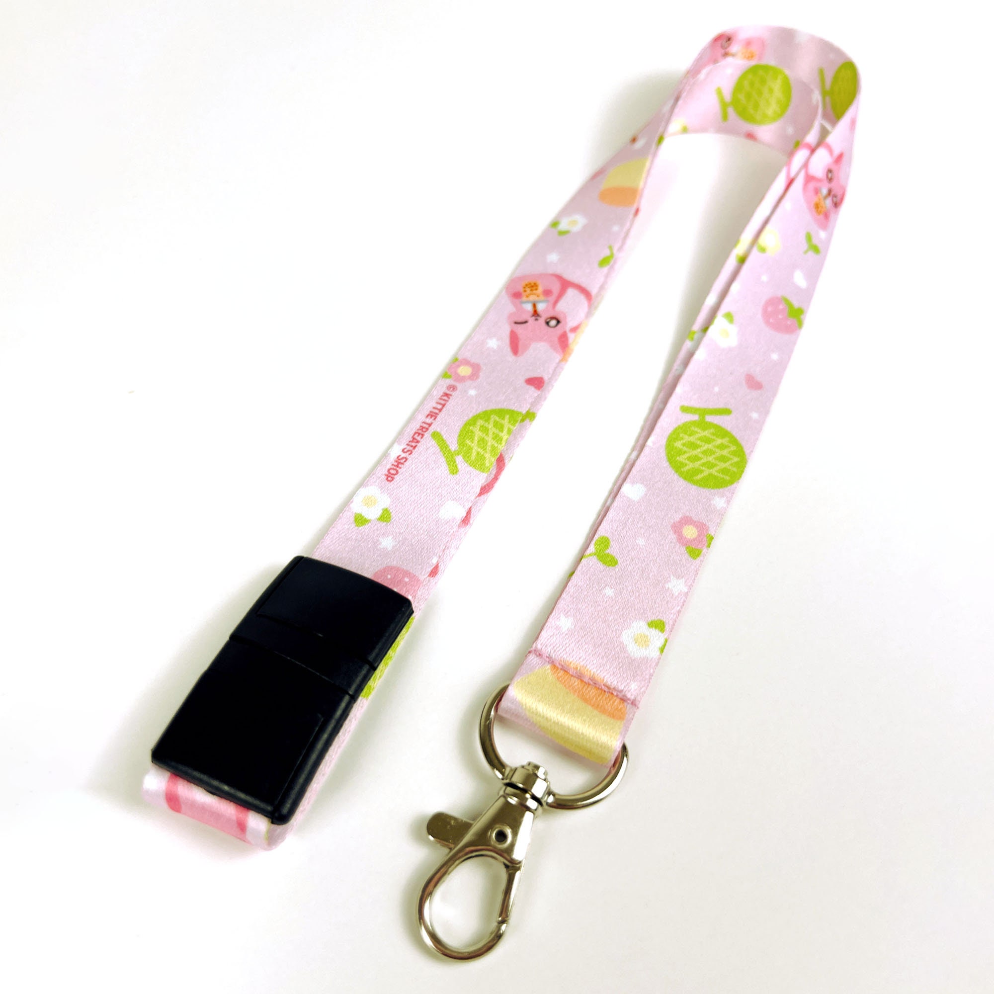 Boba Cat Lanyard Kawaii Lanyard Boba Tea Lanyard Boba Etsy