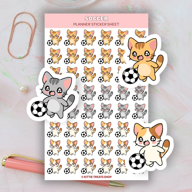 Soccer Stickers - Etsy