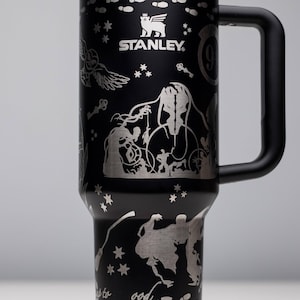 HP Wizard Stanley 40oz Tumbler with Handle - Laser Engraved