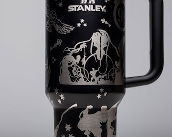 HP Wizard Stanley 40oz Tumbler with Handle - Laser Engraved