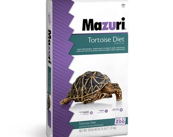 Mazuri Tortoise Diet (4oz - 4 lbs). Sealed Packaging From Bulk