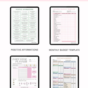 Transformative Goals Tracker Goals Planner Goals Template Goals