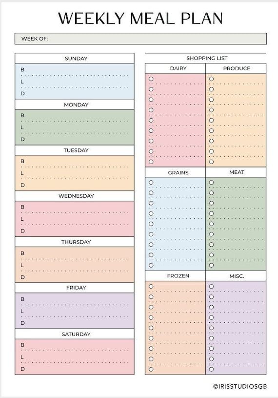 weekly-meal-planner-grocery-list-template-food-prep-etsy