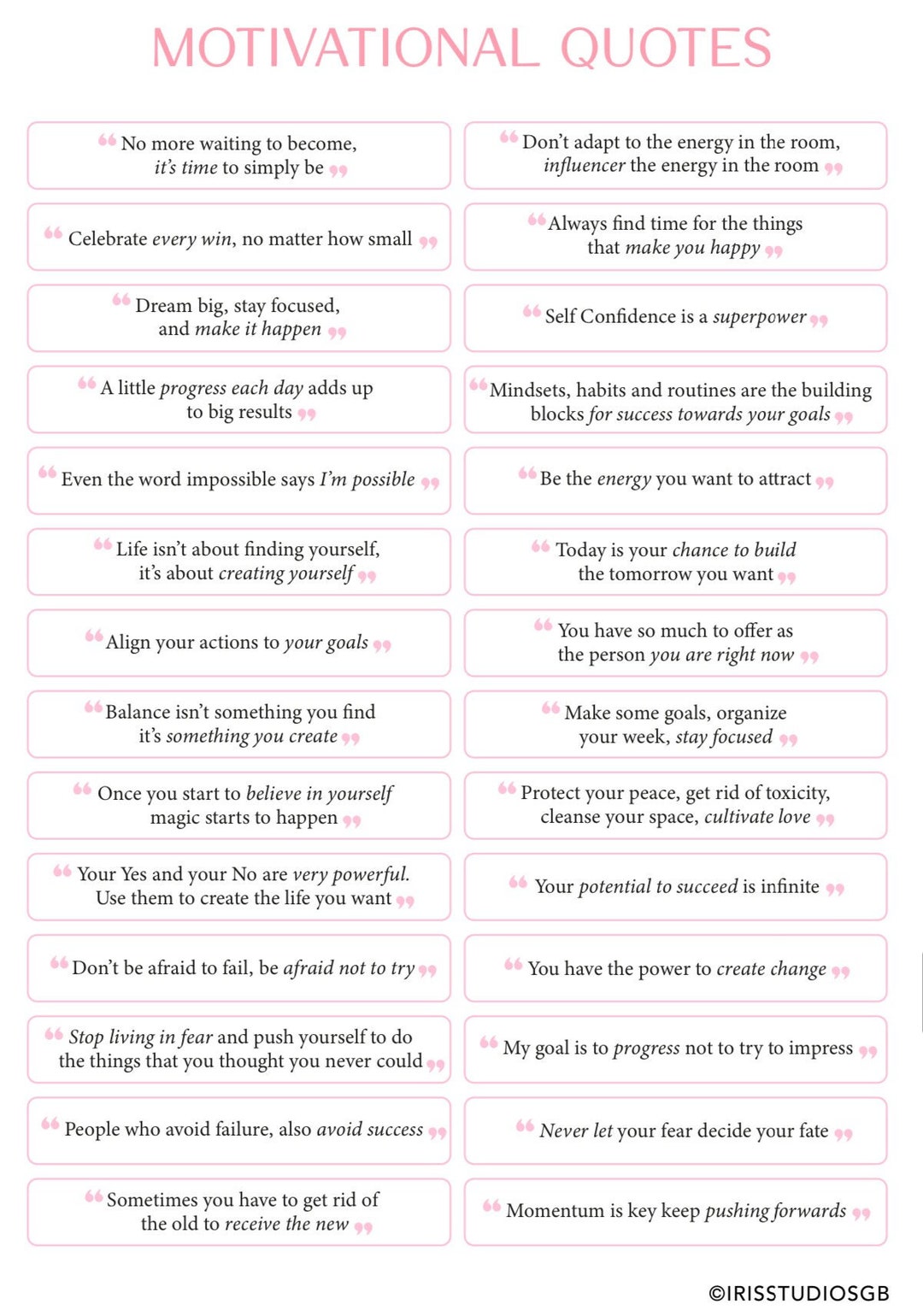 Motivational Quotes Board Inspirational Quotes Compatible Etsy