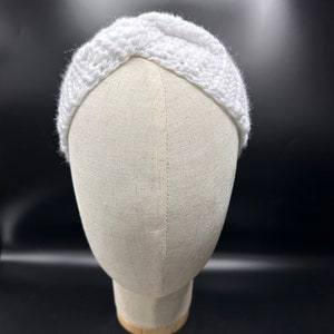 Hand crocheted headband ear warmer