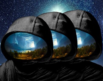 Surreal Sci-Fi Portal Print, Fantasy Art (Digital Print)