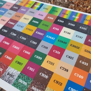 DMC Cross Stitch Labels for Specialty Flosses, Perfect for Annie&#39;s Keepers & Floss Organization