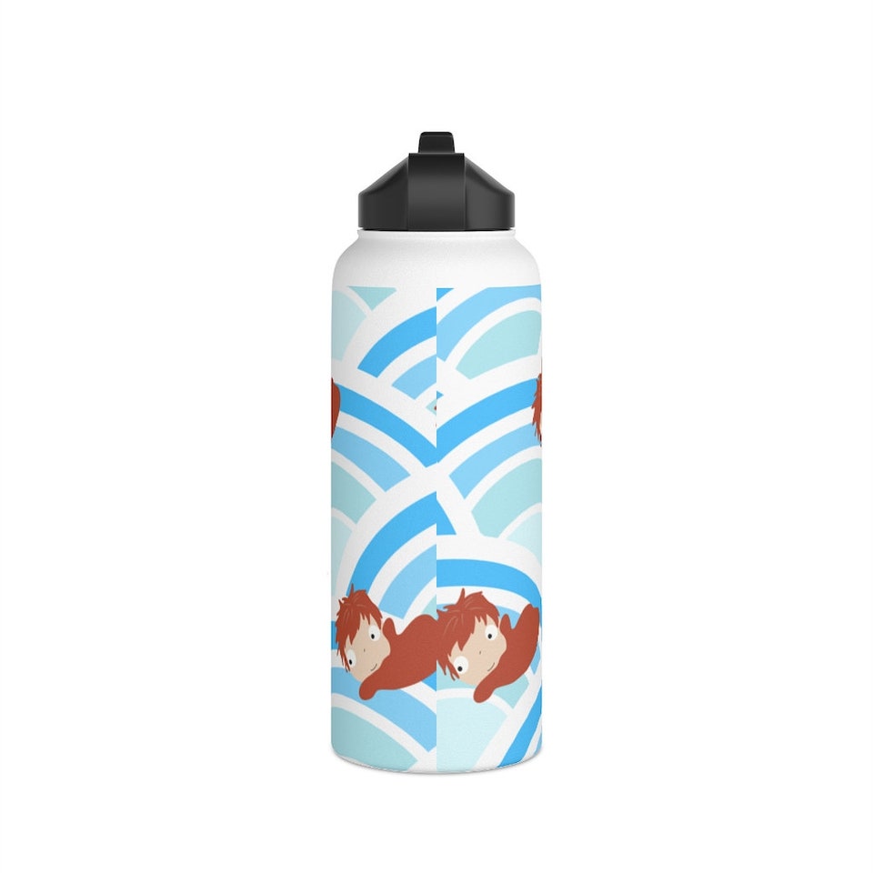 Mermaid Stainless Steel Water Bottle, Standard Lid