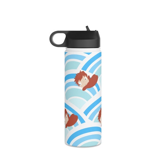 Mermaid Stainless Steel Water Bottle, Standard Lid