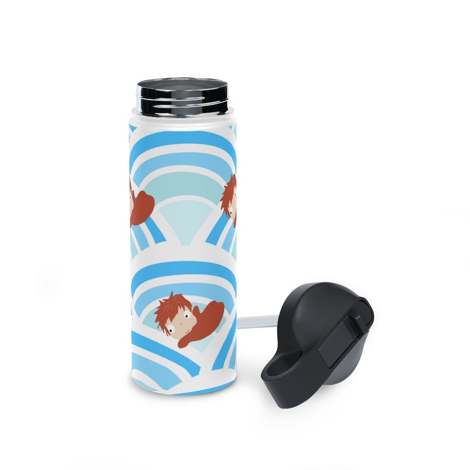 Mermaid Stainless Steel Water Bottle, Standard Lid