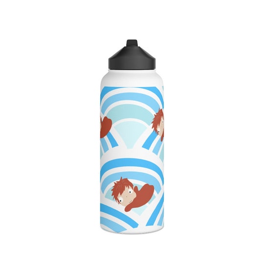 Mermaid Stainless Steel Water Bottle, Standard Lid