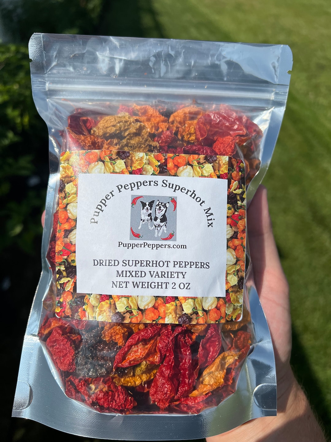 Super Hot Dried Peppers 1 Ounce Quality Clean Peppers, Pepper Spices