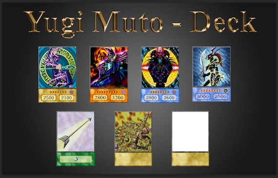 Yu-gi-oh Anime Deck: Yugi Muto Duelist Kingdom Deck - Etsy