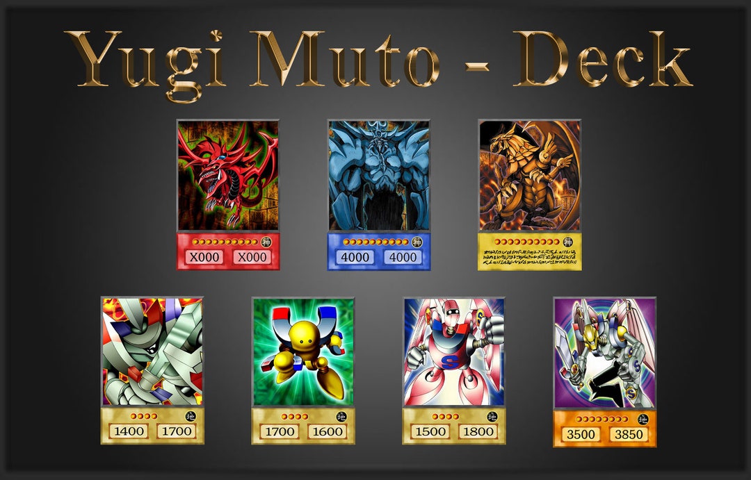 Yugioh Anime Deck Yugi Muto/yami Yugi Battle City Deck Etsy Australia
