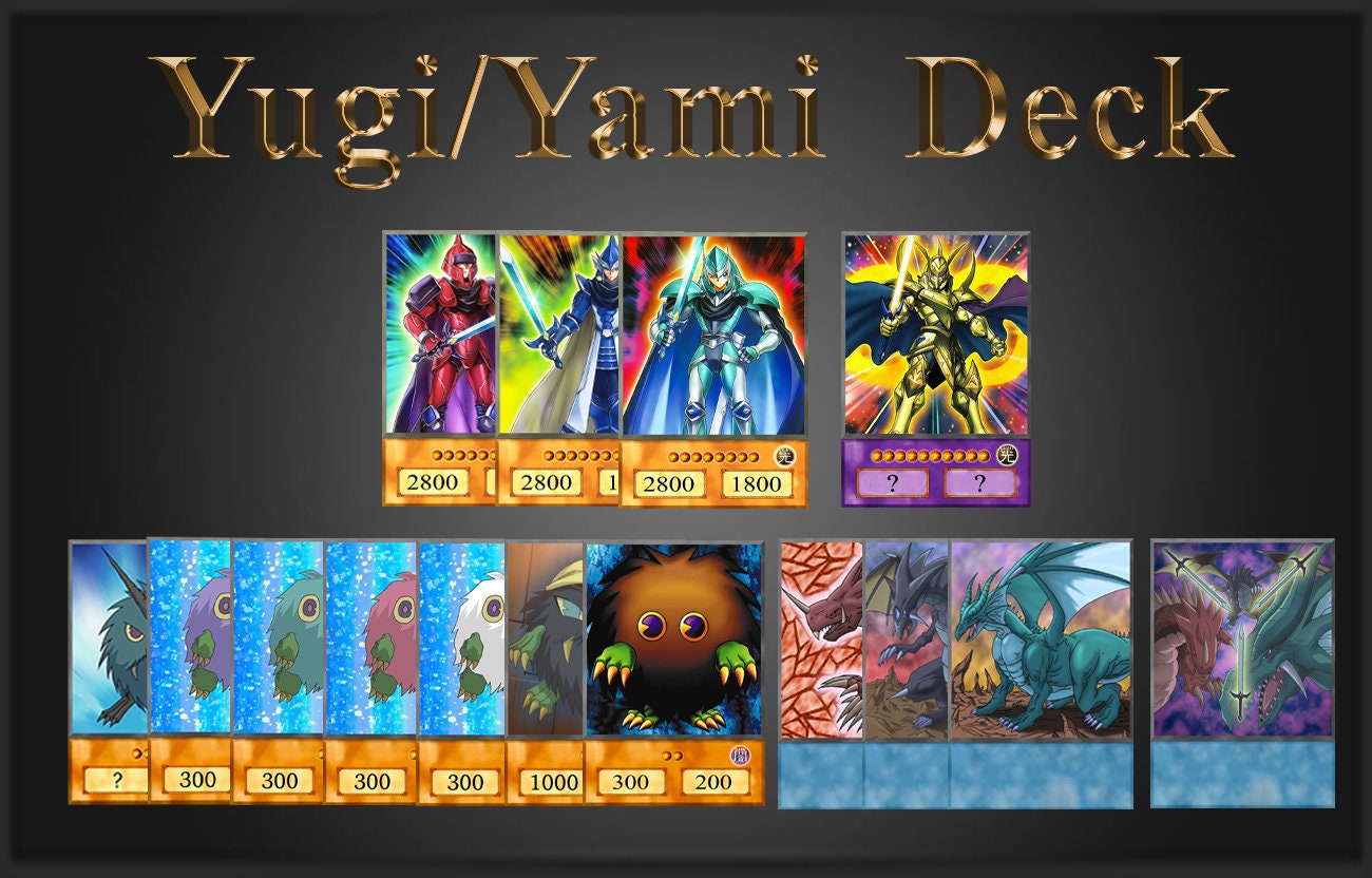 Yugioh Anime Deck Yugi Muto/yami Yugi Awakening of Dragons Deck Etsy