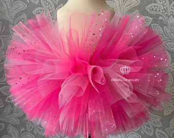 Baby Kids Toddler Childrens Tutu Skirt Cake Smash Mixed Pink Sparkly Flowergirl Princess Birthday Puffball Big Puffy Party UK Seller