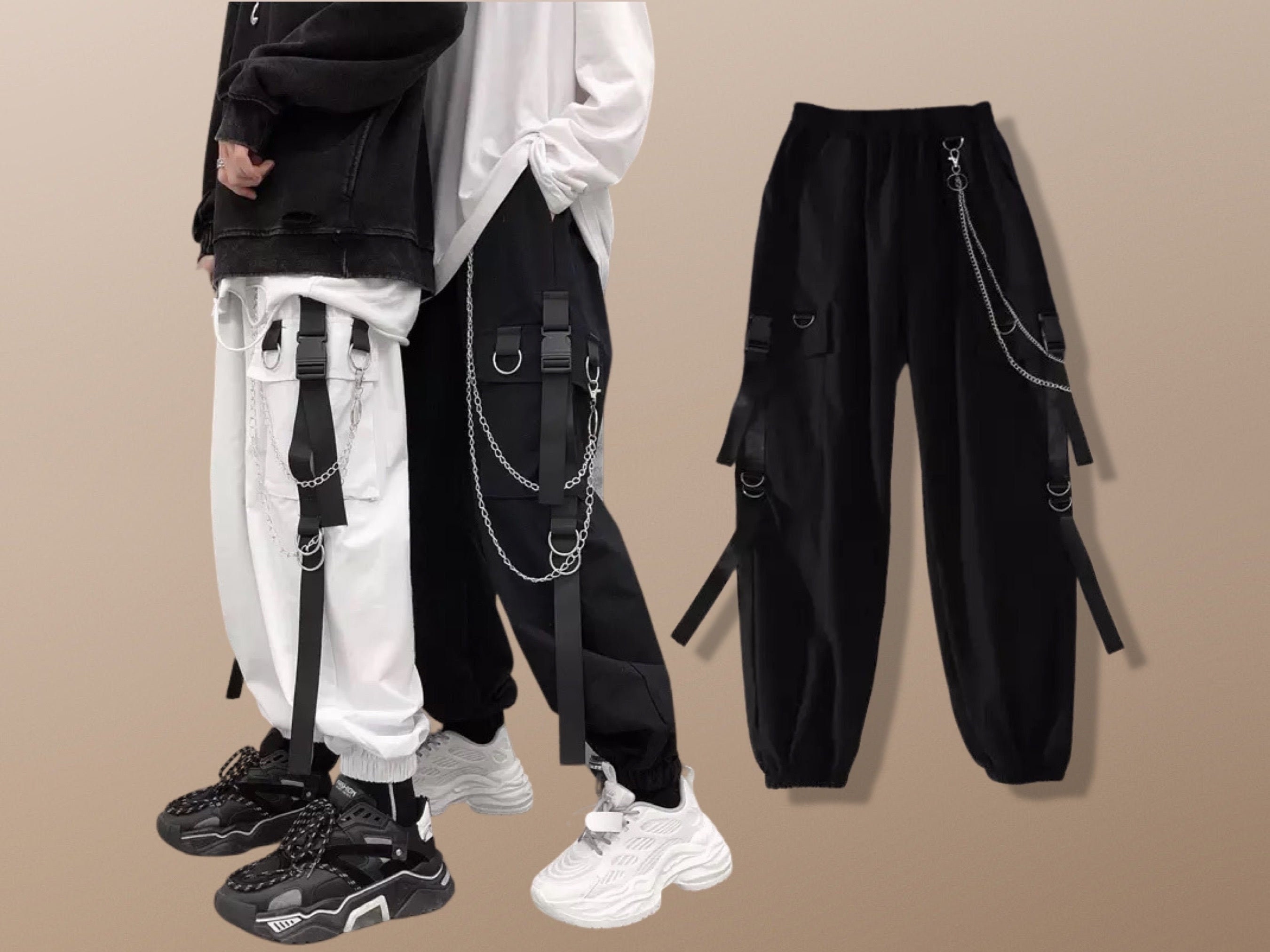 Cargo pants with chain  GATE