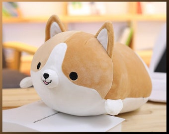 angry corgi plush