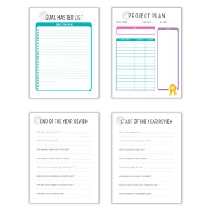 Printable Goal Planner 2023, Goal Setting Printable, Goal Tracker ...