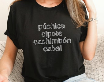 Salvadoran Slang Words Shirt // El Salvador Shirt // El Salvador Tshirt // Spanish Slang Tshirt // Spanish Slang Tee // Unisex Triblend Tee