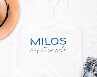 Milos Tank // Greece Tank // Travel Tank // Beach Tank // Vacation Tank // Women's Tank Top