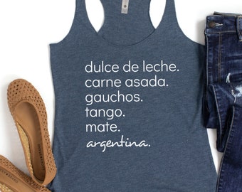 Argentina Things Tank Top // Argentina Tank // Spanish/Español Tank Top