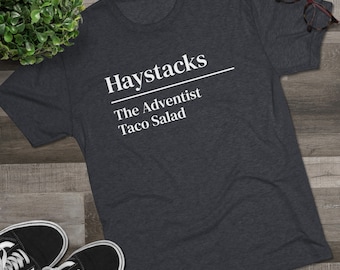 Haystacks RETAIL FIT Tshirt // Christian Tee // Unisex Triblend Tee